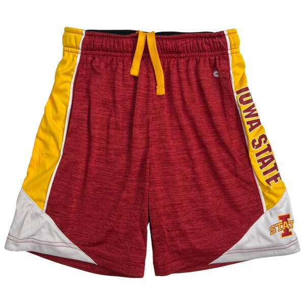 Colosseum I-State Cardinal & Gold Athletic Shorts